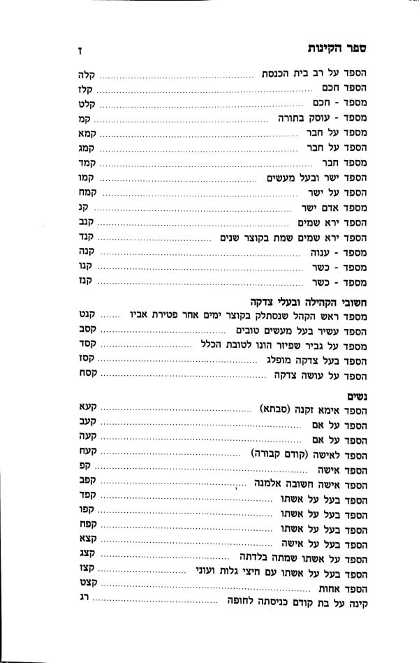 ⁦ספר הקינות - תוכחות מוסר⁩ – תמונה ⁦5⁩