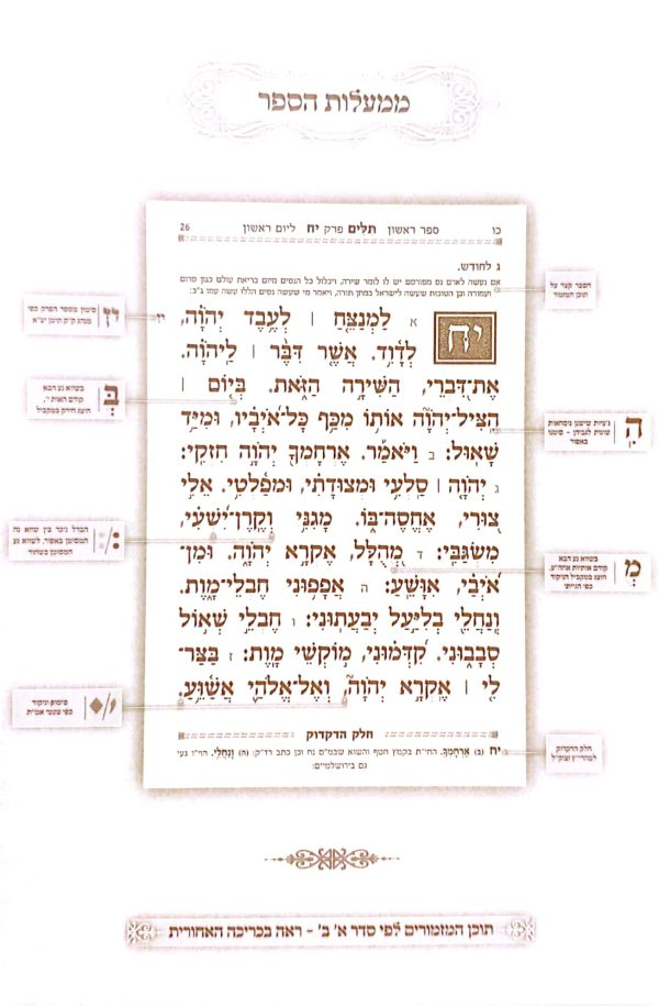 ⁦תהלים - סימנים⁩ – תמונה ⁦3⁩