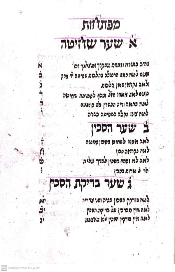 ⁦ספר שערי צדק⁩ – תמונה ⁦2⁩